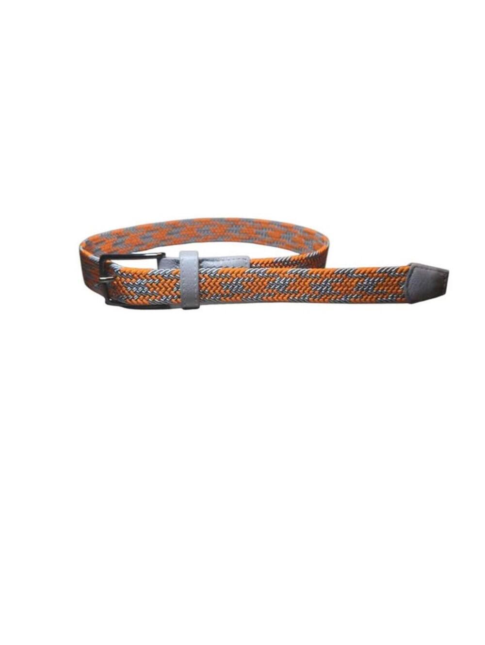 Orvis Braided Belt Size‎ 34 Orange Grey